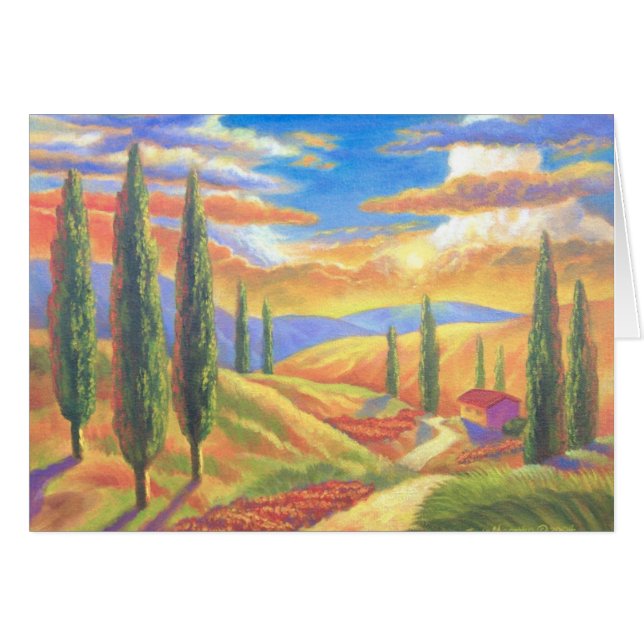 Tuscany Landscape Painting - Multi (Front Horizontal)