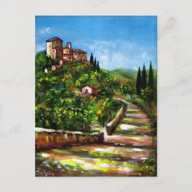 TUSCANY LANDSCAPE POSTCARD (Front)