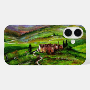 TUSCANY LANDSCAPE WITH GREEN HILLS iPhone 16 CASE