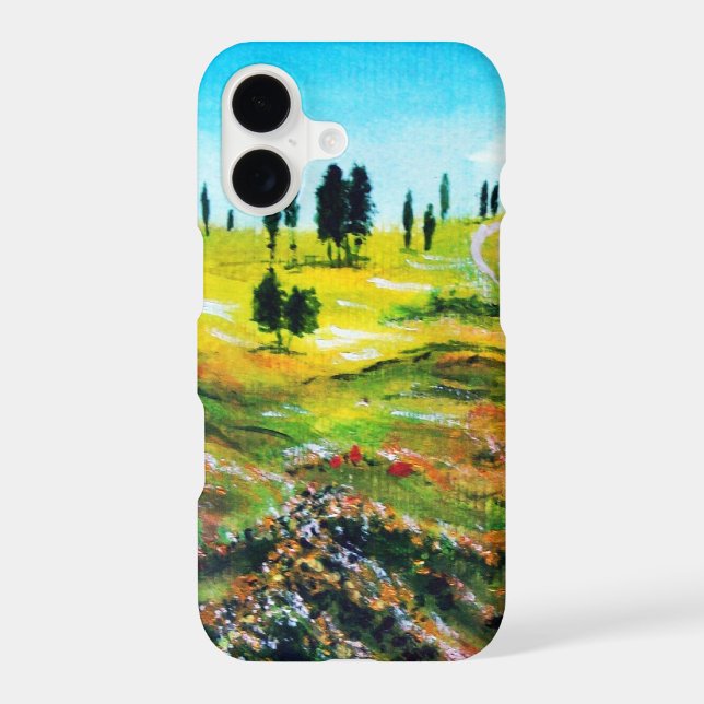 TUSCANY LANDSCAPE WITH POPPIES (Back)