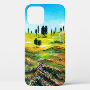 TUSCANY LANDSCAPE WITH POPPIES iPhone 12 CASE