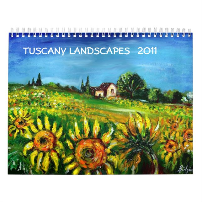 TUSCANY LANDSCAPES COLLECTION 2017 CALENDAR (Cover)