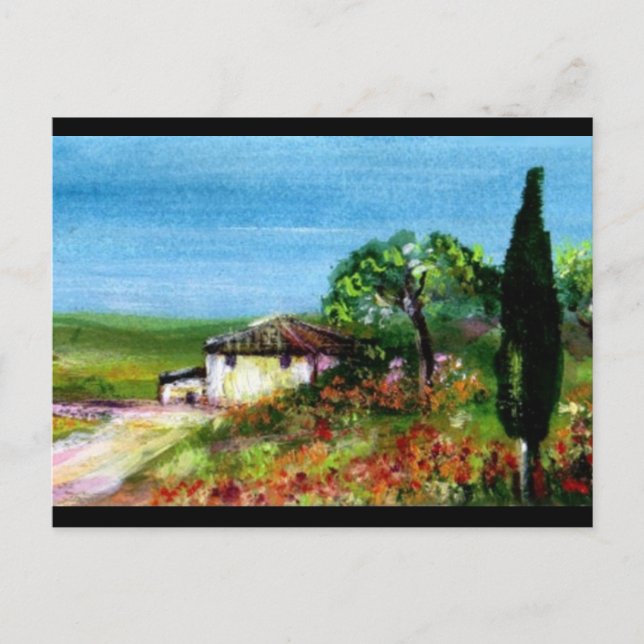 TUSCANY LANDSCAPES POSTCARD (Front)