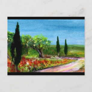 TUSCANY LANDSCAPES POSTCARD