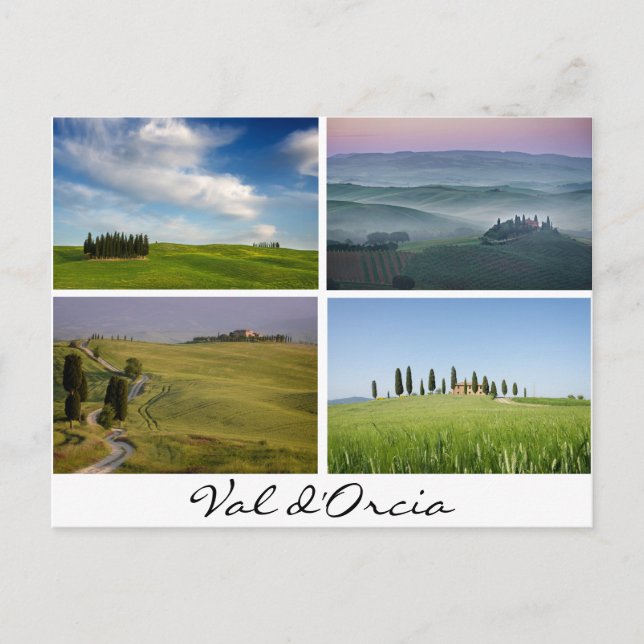 Tuscany landscapes postcard (Front)