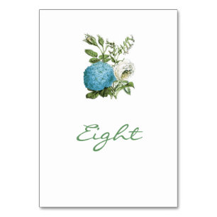 Tuscany Meditteranean Style Table Names / Numbers Number