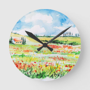 Tuscany Round Clock