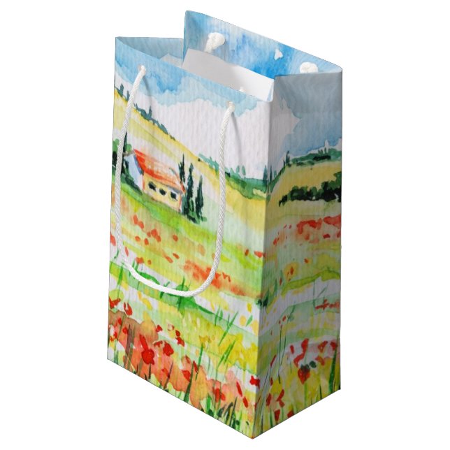 Tuscany Small Gift Bag (Back Angled)