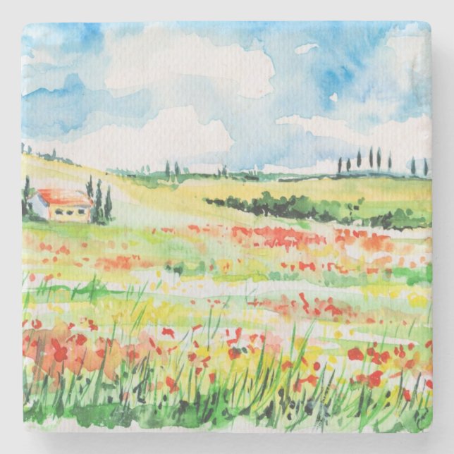 Tuscany Stone Coaster (Front)