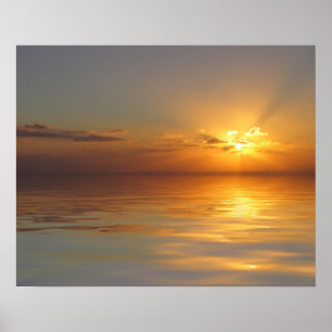 Tuscany sunset poster