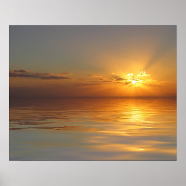 Tuscany sunset poster (Front)