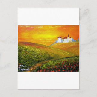 Tuscany Sunshine Postcard