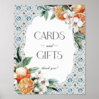 Tuscany Tile Italian Beach Cards and Gifts Sign