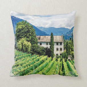 *~* Tuscany Vineyard Tuscan Vino Mountains Cushion