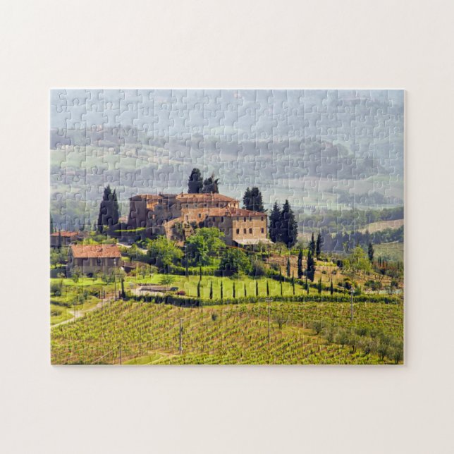 Tuscany wine countryside Puzzle (Horizontal)
