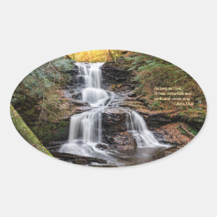 Tuscarora Falls Oval Sticker