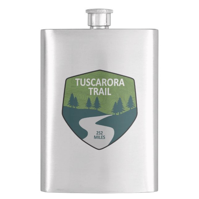 Tuscarora Trail Hip Flask (Front)