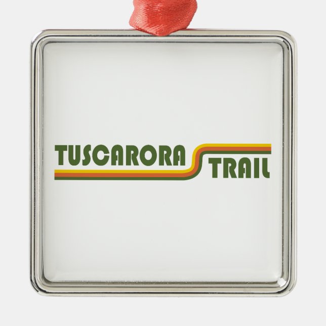 Tuscarora Trail Metal Tree Decoration (Front)