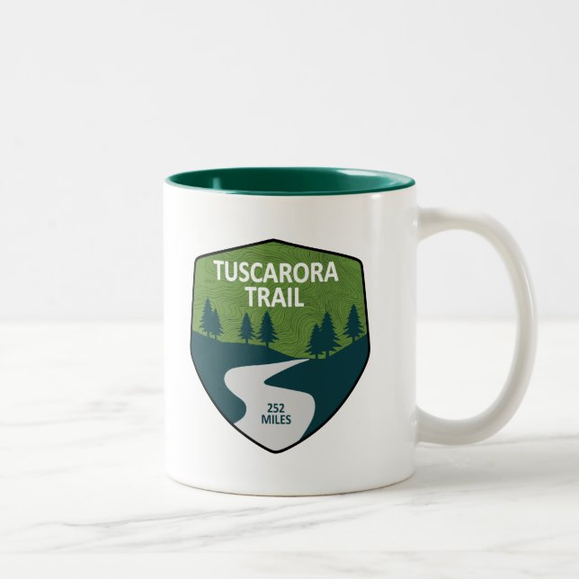 Tuscarora Trail Two-Tone Coffee Mug (Right)