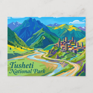 Tusheti National Park Georgia Postcard