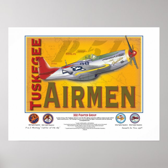 Tuskegee Airman Poster (Front)