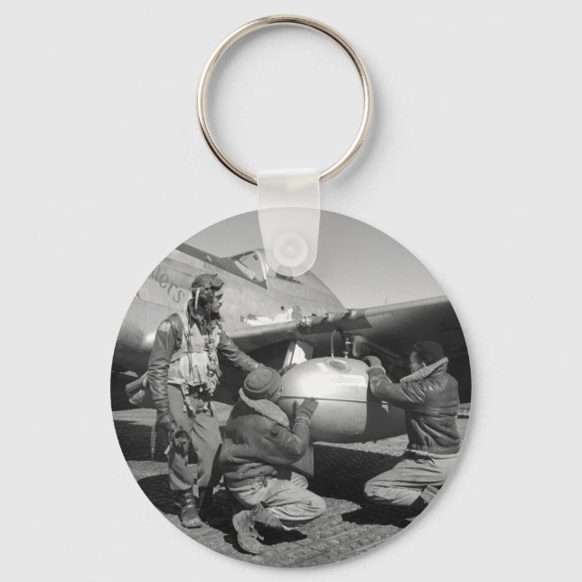 Tuskegee Airmen, 1945 Key Ring (Front)
