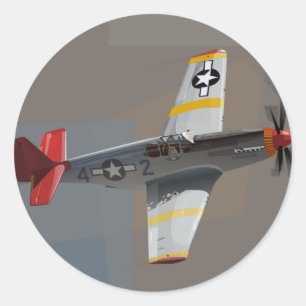 Tuskegee Airmen Classic Round Sticker