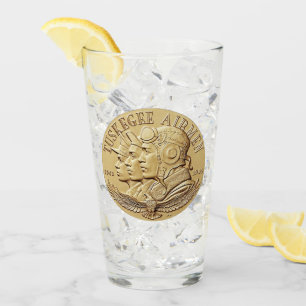 TUSKEGEE AIRMEN COIN GLASS
