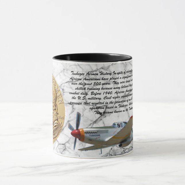 TUSKEGEE AIRMEN COIN  MUG (Center)