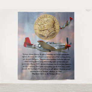 Tuskegee Airmen COIN Tapestry