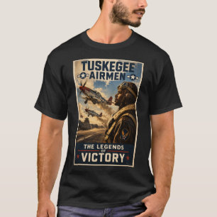 Tuskegee Airmen "Legends of Victory" Tribute T-Shirt
