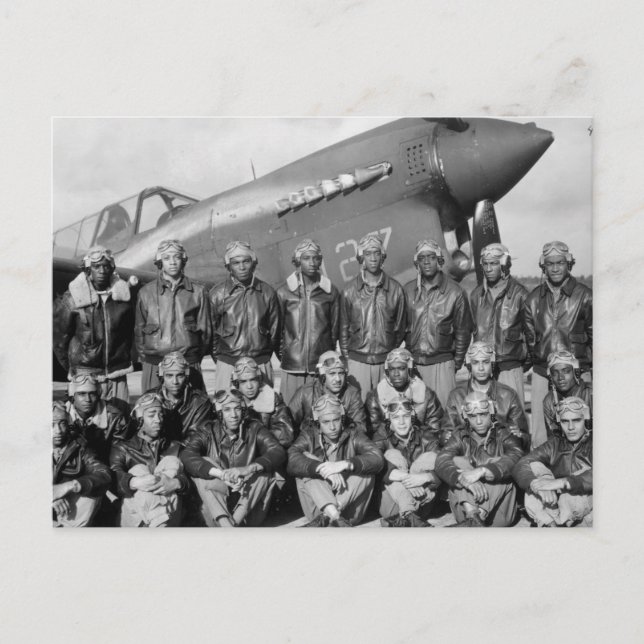 tuskegee airmen postcard (Front)