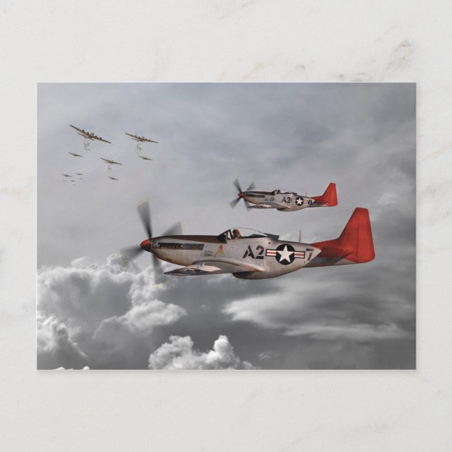 Tuskegee Airmen Postcard (Front)