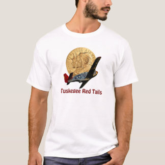 Tuskegee Red Tail Metal of Honour T-Shirt