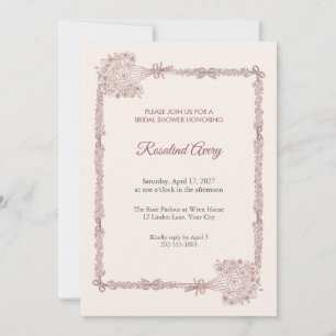 Tussie Mussie Bridal Shower Invitation