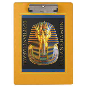 TUT-ANKH-AMUN GOLD BURIAL MASK CLIPBOARD