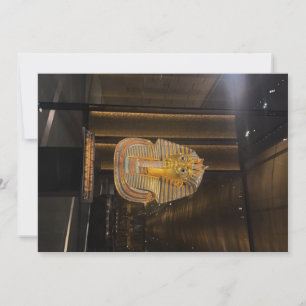 Tutankhamen golden mask Egyptian museum, Artefact! Invitation