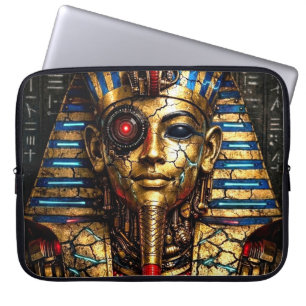 Tutankhamun 2.0: The Cyber King Laptop Sleeve