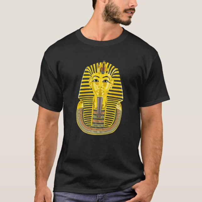 Tutankhamun Gold Mask  King Tut  Pharaoh  Ancient  T-Shirt (Front)