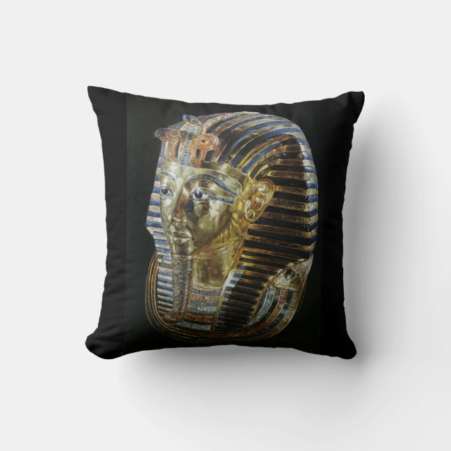 Tutankhamun’s Golden Mask Cushion (Front)