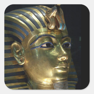 tutankhamun square sticker