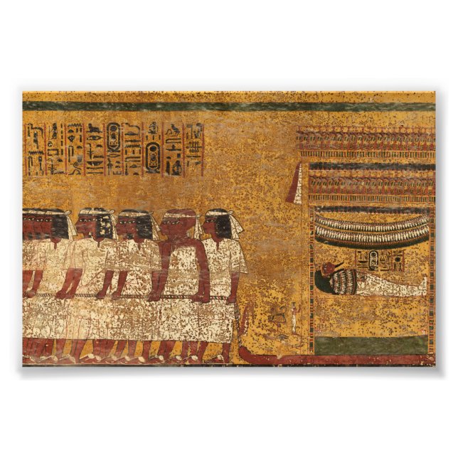 Tutankhamun Tomb, East Wall by Egyptian History Photo Print (Front)
