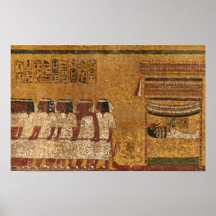 Tutankhamun Tomb, East Wall by Egyptian History Poster