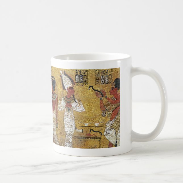 Tutankhamun's tomb mural coffee mug (Right)