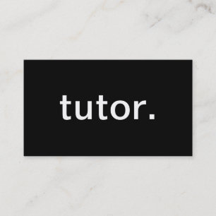 Tutor Business Card