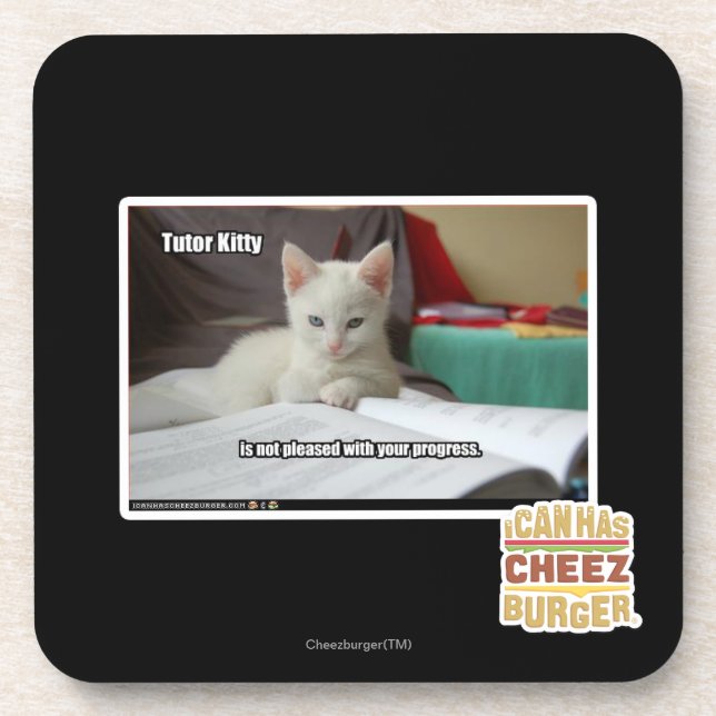 Tutor Kitty Coaster (Front)