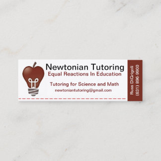 Tutoring Card