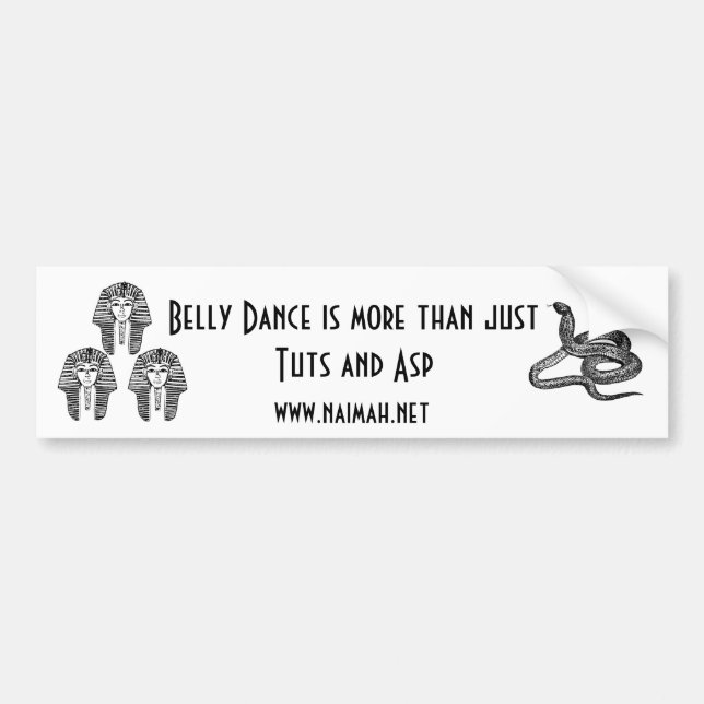 Tuts And Asp Bumper Sticker (Front)