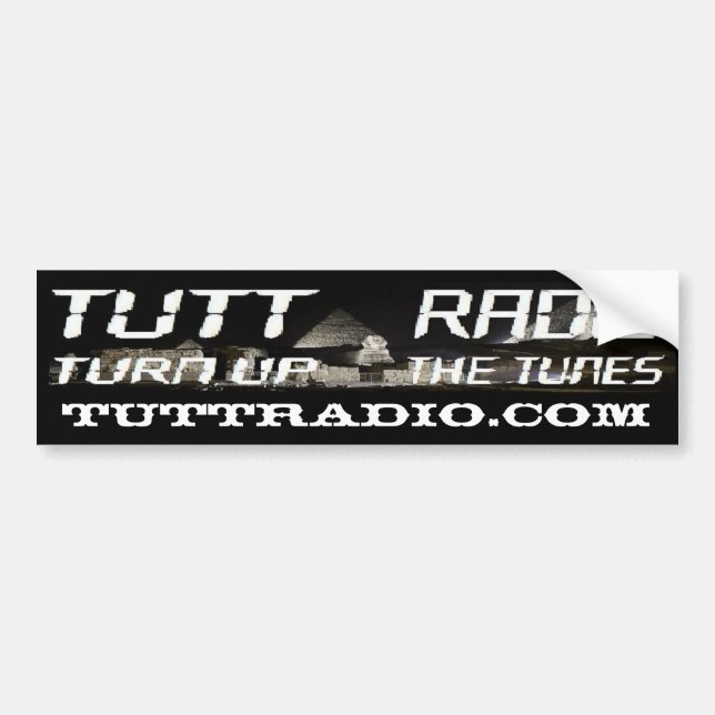 Tutt Radio Bumper Sticker (Front)