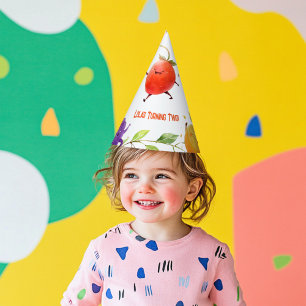 Tutti Fruity 2nd birthday Party Hat
